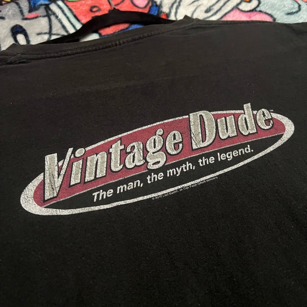 Vintage Dude Black T-Shirt